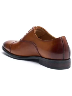 British Passport Schnürschuhe^Leder-Schnürschuhe in Hellbraun