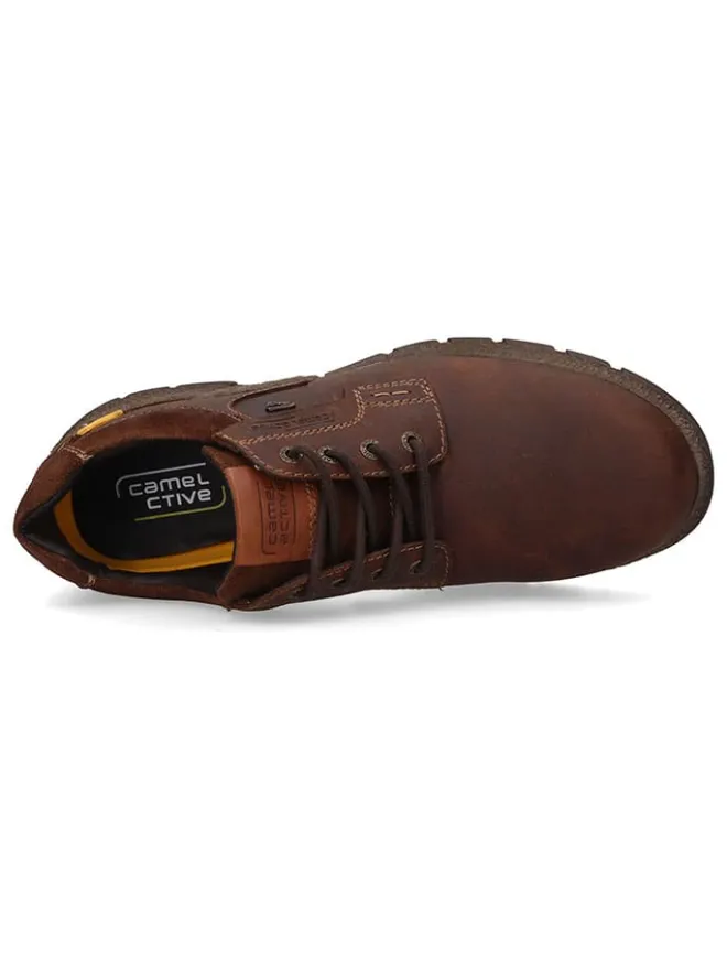 Camel Active Schnürschuhe^Leder-Schnürschuhe in Hellbraun