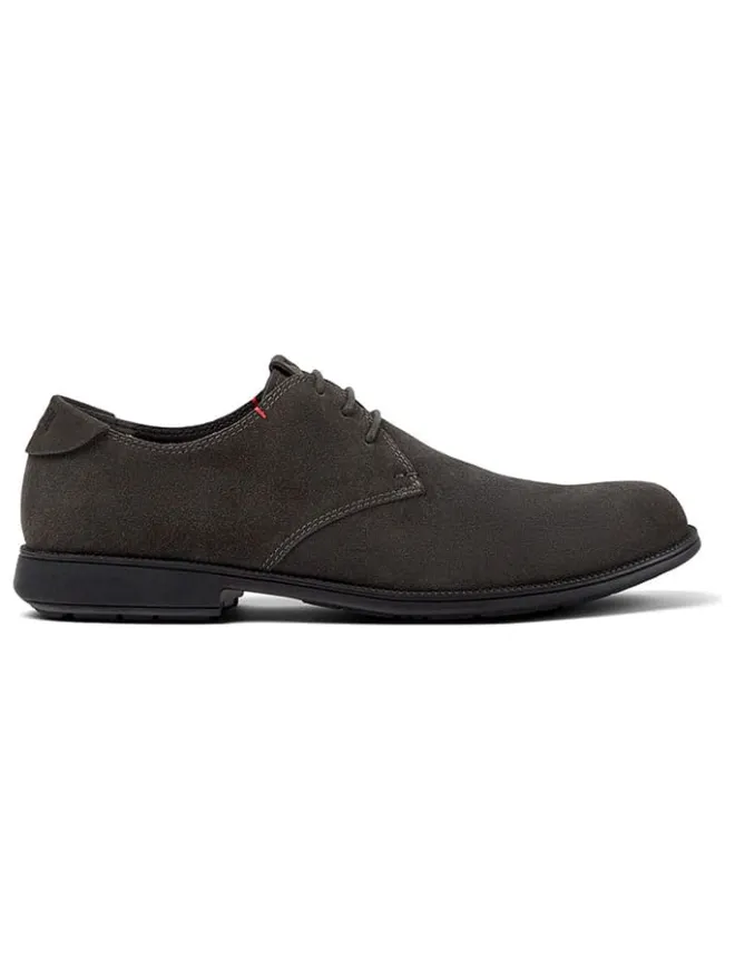 Camper Schnürschuhe^Leder-Schnürschuhe in Khaki