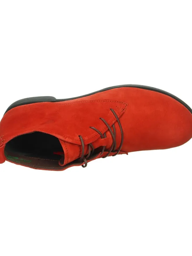 Leder-Schnürschuhe in Orange>Think! Discount