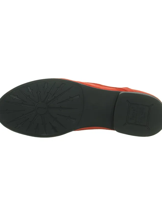 Leder-Schnürschuhe in Orange>Think! Discount
