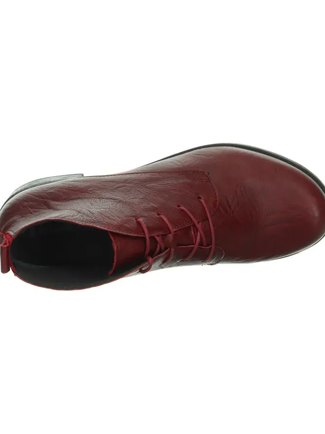 Leder-Schnürschuhe in Rot>Think! Discount
