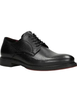 Wojas Schnürschuhe^Leder-Schnürschuhe in Schwarz