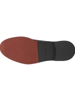 Wojas Schnürschuhe^Leder-Schnürschuhe in Schwarz