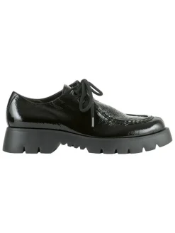 Leder-Schnürschuhe in Schwarz>Högl Best