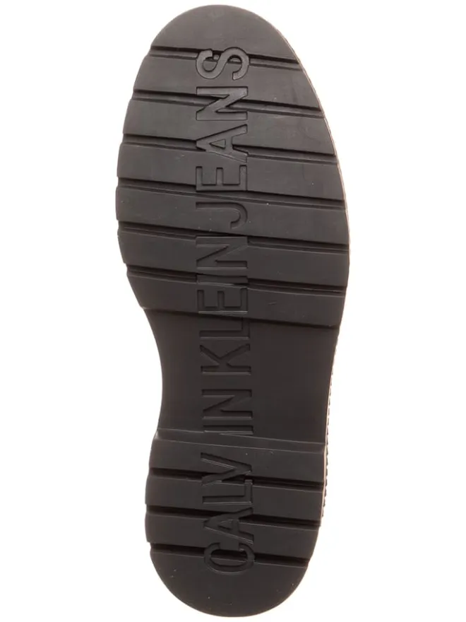 Calvin Klein Schnürschuhe^Leder-Schnürschuhe in Schwarz