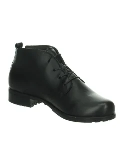 Leder-Schnürschuhe in Schwarz><noscript><img width=