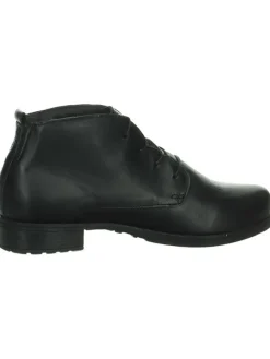 Leder-Schnürschuhe in Schwarz><noscript><img width=