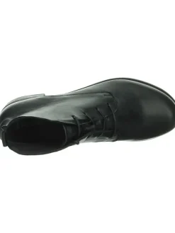 Leder-Schnürschuhe in Schwarz><noscript><img width=