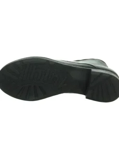 Leder-Schnürschuhe in Schwarz><noscript><img width=