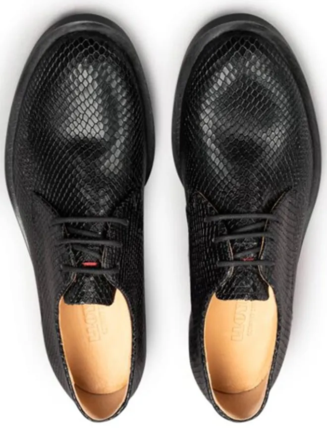 LLOYD Schnürschuhe^Leder-Schnürschuhe in Schwarz