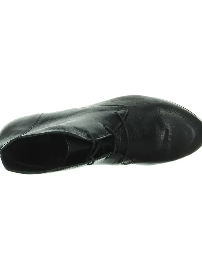 Think! Schnürschuhe^Leder-Schnürschuhe in Schwarz