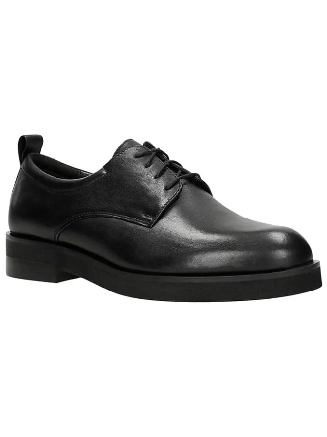 Leder-Schnürschuhe in Schwarz>Wojas Clearance