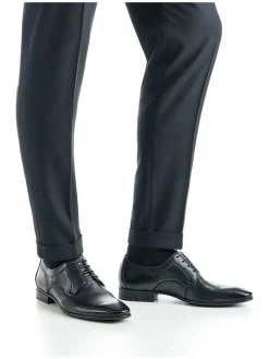 LLOYD Schnürschuhe^Leder-Schnürschuhe in Schwarz