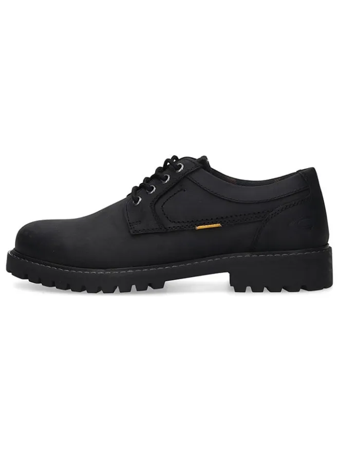Leder-Schnürschuhe in Schwarz>Camel Active Online