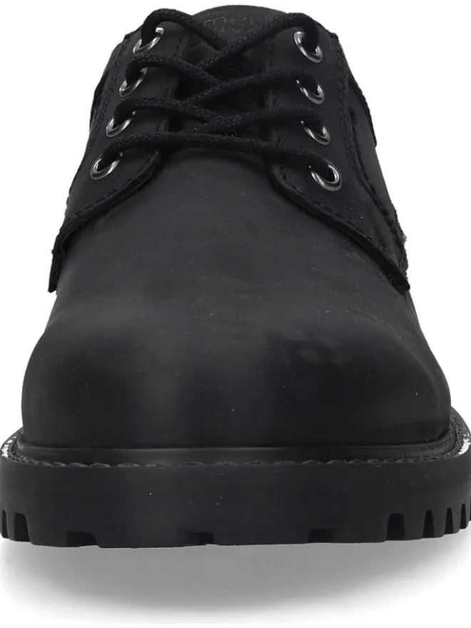 Leder-Schnürschuhe in Schwarz>Camel Active Online