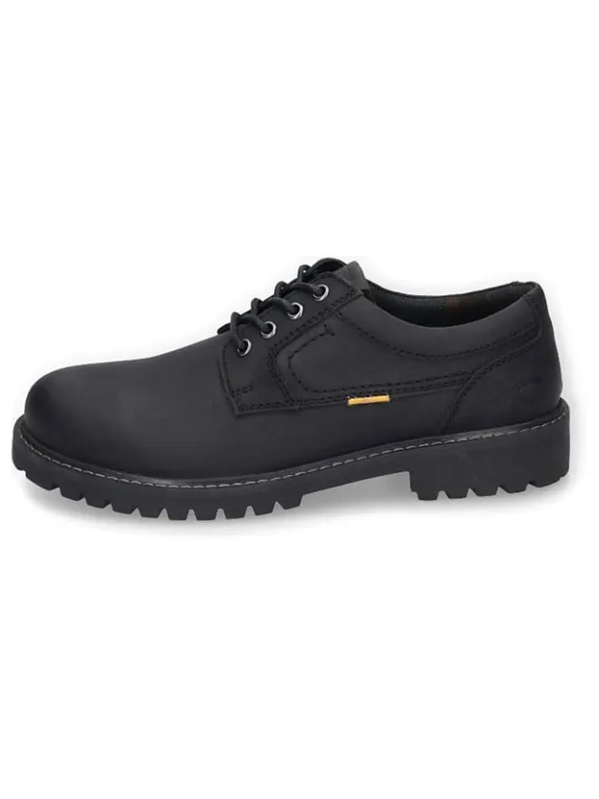 Leder-Schnürschuhe in Schwarz>Camel Active Online