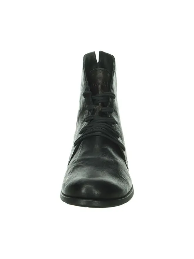Think! Schnürschuhe^Leder-Schnürschuhe in Schwarz