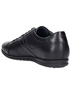 Wojas Schnürschuhe^Leder-Schnürschuhe in Schwarz