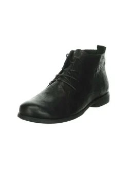 Think! Schnürschuhe^Leder-Schnürschuhe in Schwarz