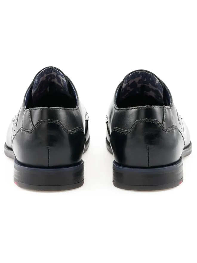 LLOYD Schnürschuhe^Leder-Schnürschuhe in Schwarz