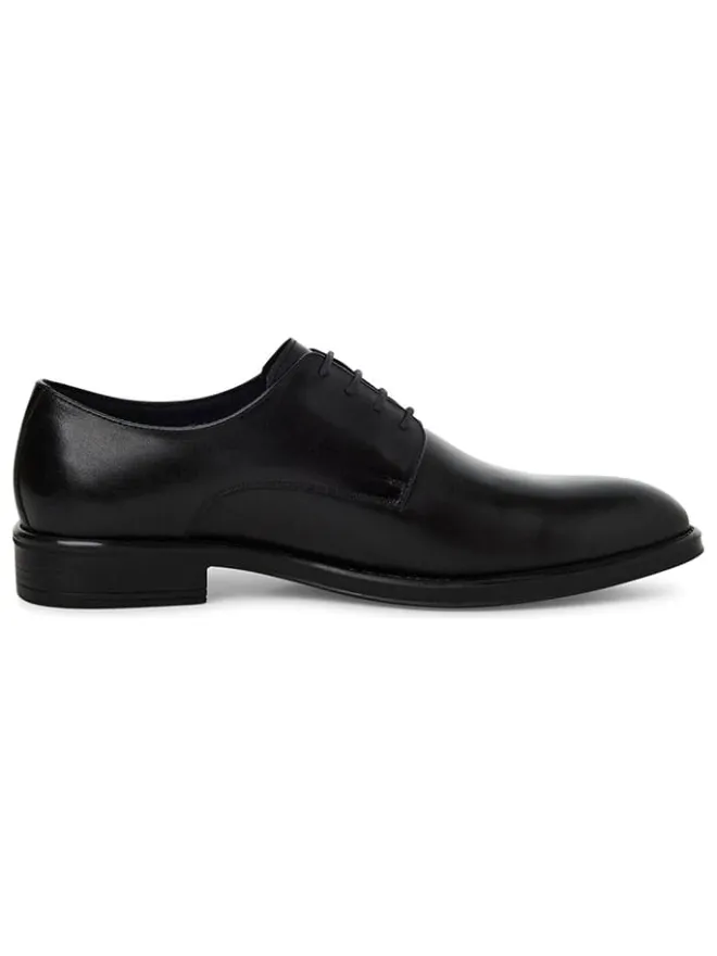 s.Oliver Schnürschuhe^Leder-Schnürschuhe in Schwarz