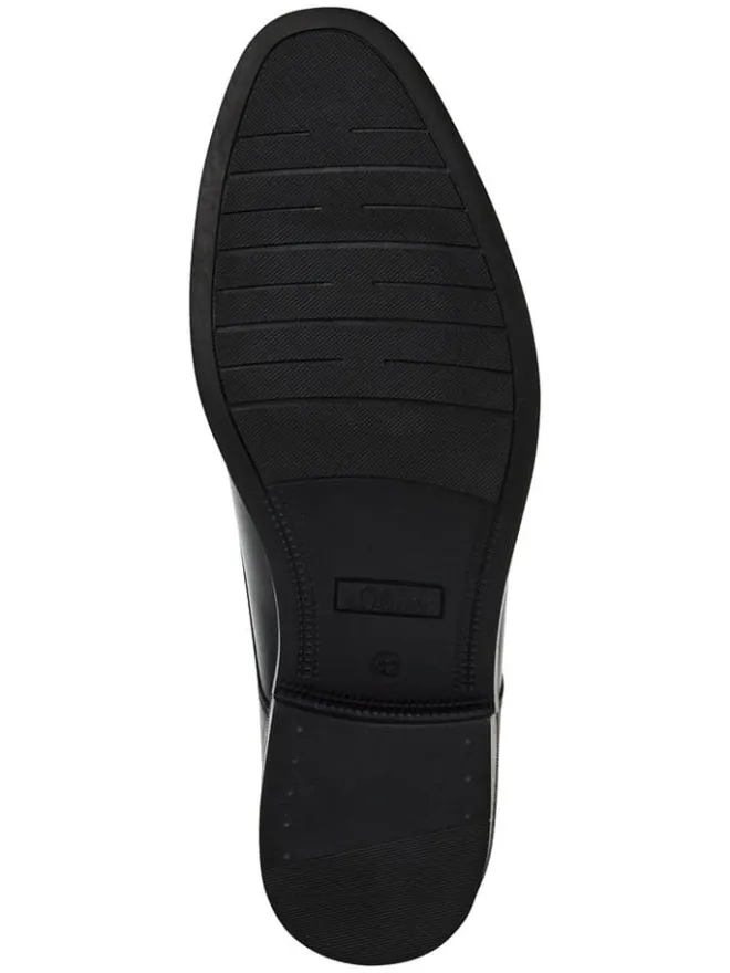 s.Oliver Schnürschuhe^Leder-Schnürschuhe in Schwarz