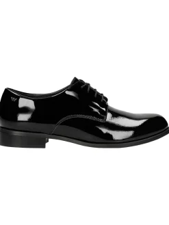 Leder-Schnürschuhe in Schwarz>Wojas Discount