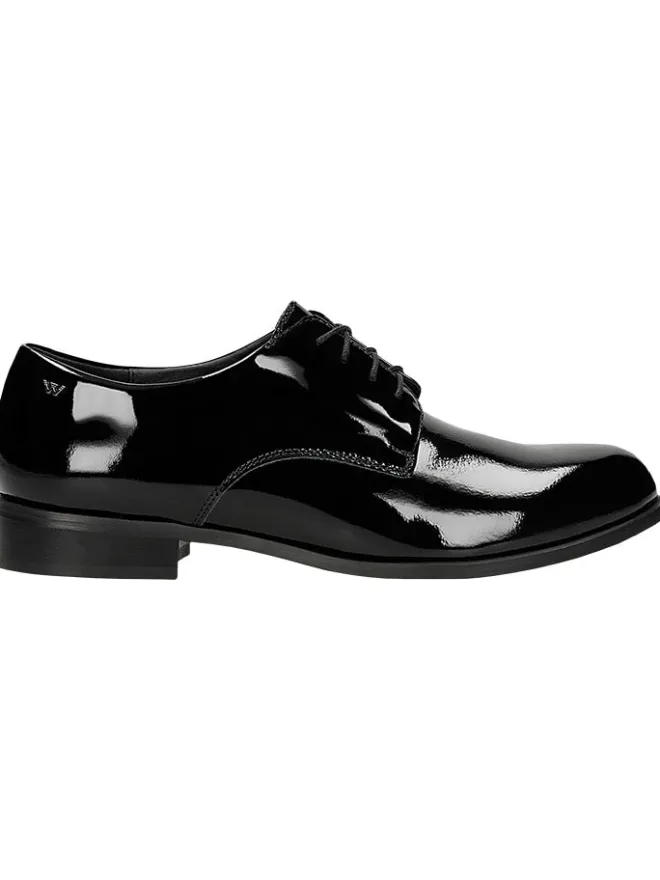 Leder-Schnürschuhe in Schwarz>Wojas Discount