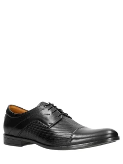Wojas Schnürschuhe^Leder-Schnürschuhe in Schwarz