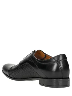 Wojas Schnürschuhe^Leder-Schnürschuhe in Schwarz