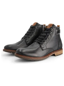 TRAVELIN' Stiefel & Boots^Leder-Schnürschuhe in Schwarz
