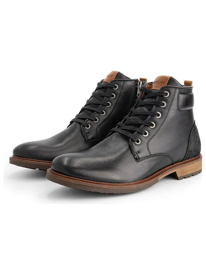 TRAVELIN' Stiefel & Boots^Leder-Schnürschuhe in Schwarz