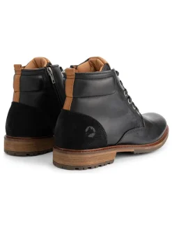 TRAVELIN' Stiefel & Boots^Leder-Schnürschuhe in Schwarz