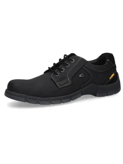 Camel Active Schnürschuhe^Leder-Schnürschuhe in Schwarz