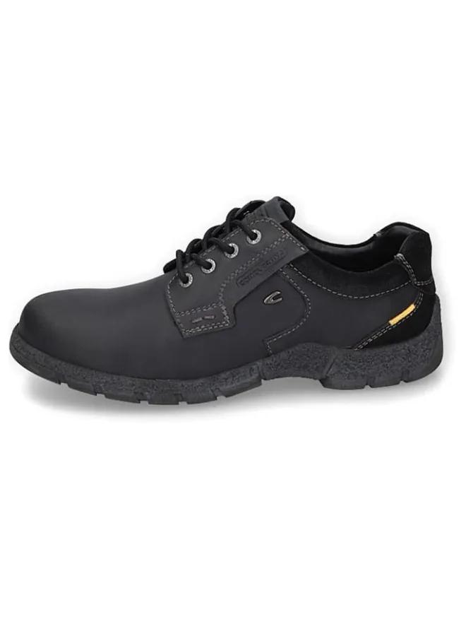 Camel Active Schnürschuhe^Leder-Schnürschuhe in Schwarz