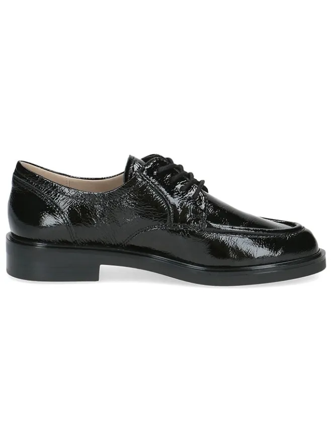 Caprice Schnürschuhe^Leder-Schnürschuhe in Schwarz