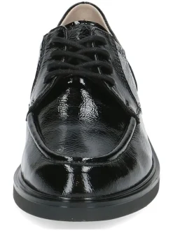Caprice Schnürschuhe^Leder-Schnürschuhe in Schwarz