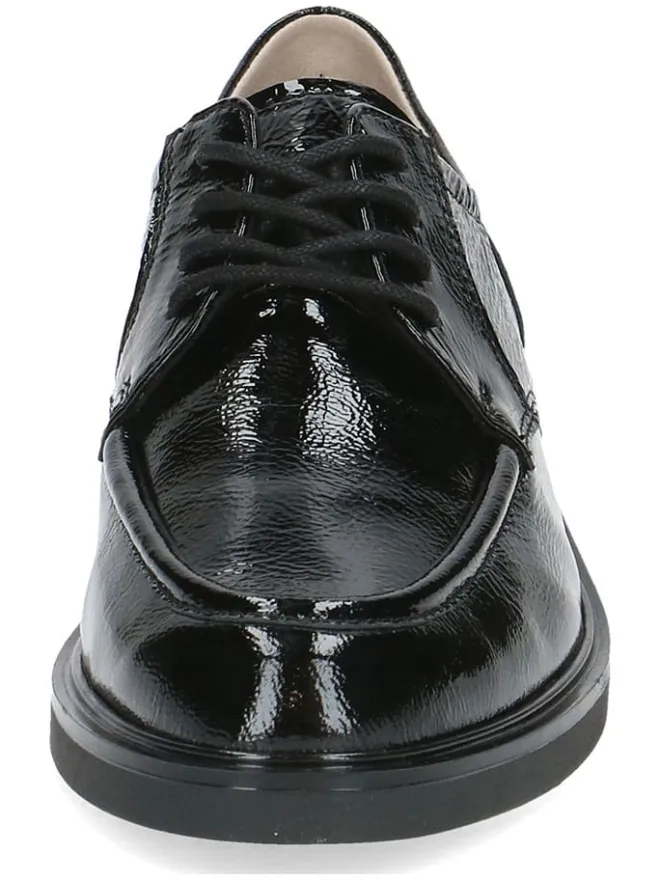 Caprice Schnürschuhe^Leder-Schnürschuhe in Schwarz