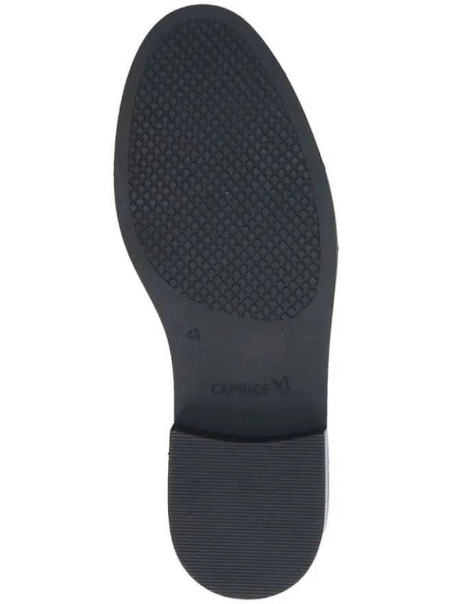 Caprice Schnürschuhe^Leder-Schnürschuhe in Schwarz