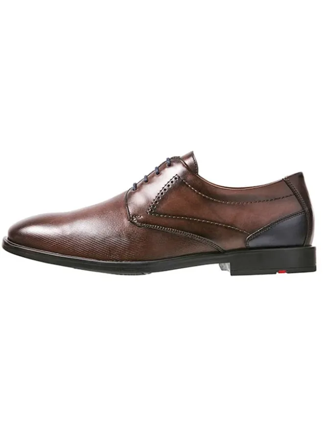 Leder-Schnürschuhe "Kalmat" in Braun>LLOYD Clearance