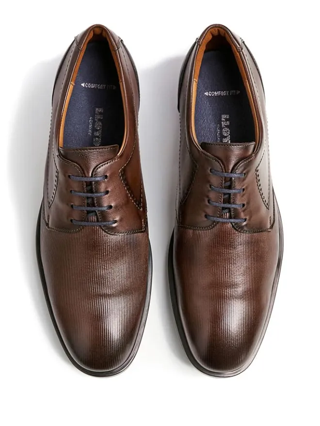 Leder-Schnürschuhe "Kalmat" in Braun>LLOYD Clearance