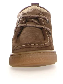 Leder-Schnürschuhe "Kasden" in Dunkelbraun>Naturino