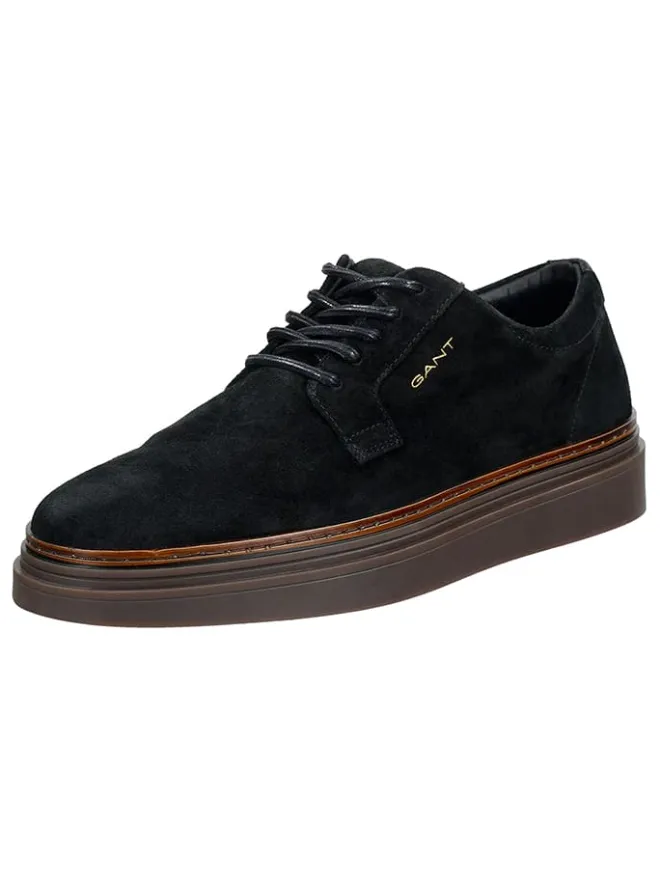 GANT Footwear Schnürschuhe^Leder-Schnürschuhe "Kinzoon" in Schwarz