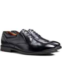 Leder-Schnürschuhe "Kos" in Schwarz>LLOYD