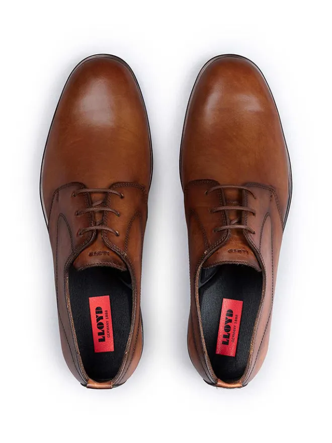 LLOYD Schnürschuhe^Leder-Schnürschuhe "Larin" in Hellbraun