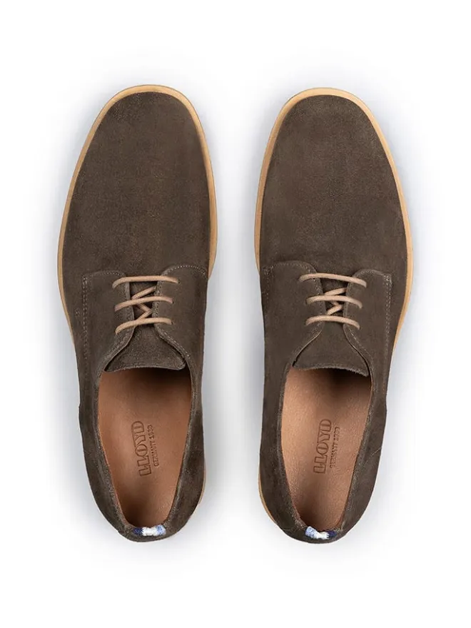 LLOYD Schnürschuhe^Leder-Schnürschuhe "Liman" in Taupe