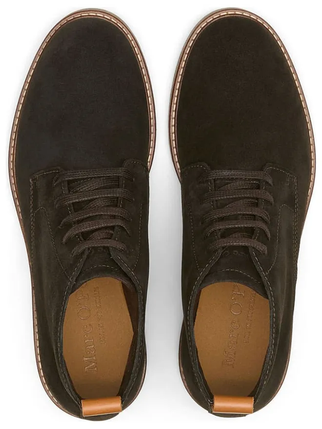 Marc O'Polo Shoes Schnürschuhe^Leder-Schnürschuhe "Linus" in Braun