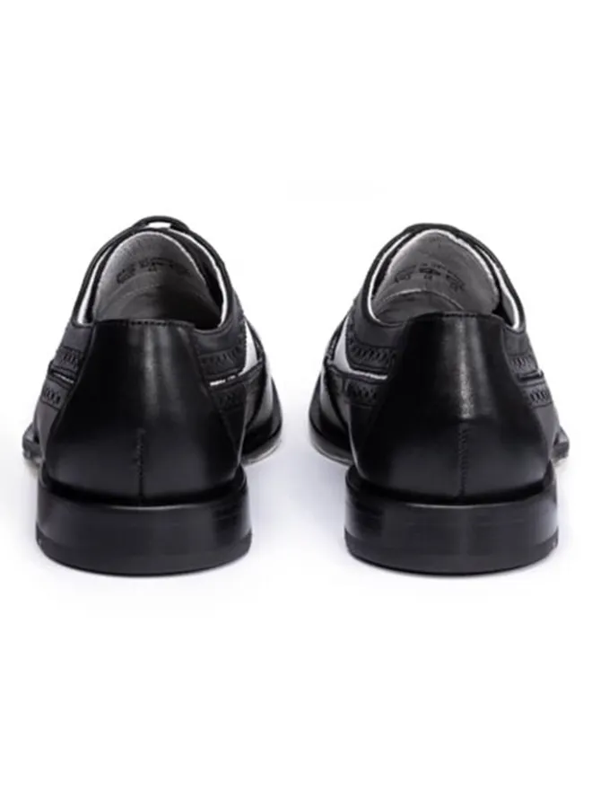 LLOYD Schnürschuhe^Leder-Schnürschuhe "Lionel" in Schwarz/ Weiß