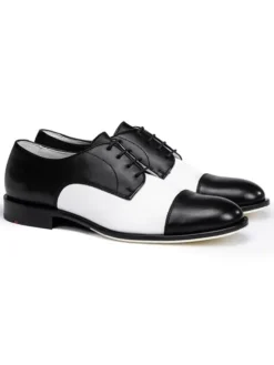 Leder-Schnürschuhe "Liston" in Schwarz/ Weiß>LLOYD Hot